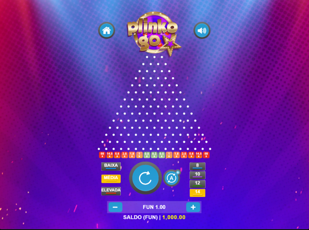 Plinko from 1X2 gaming