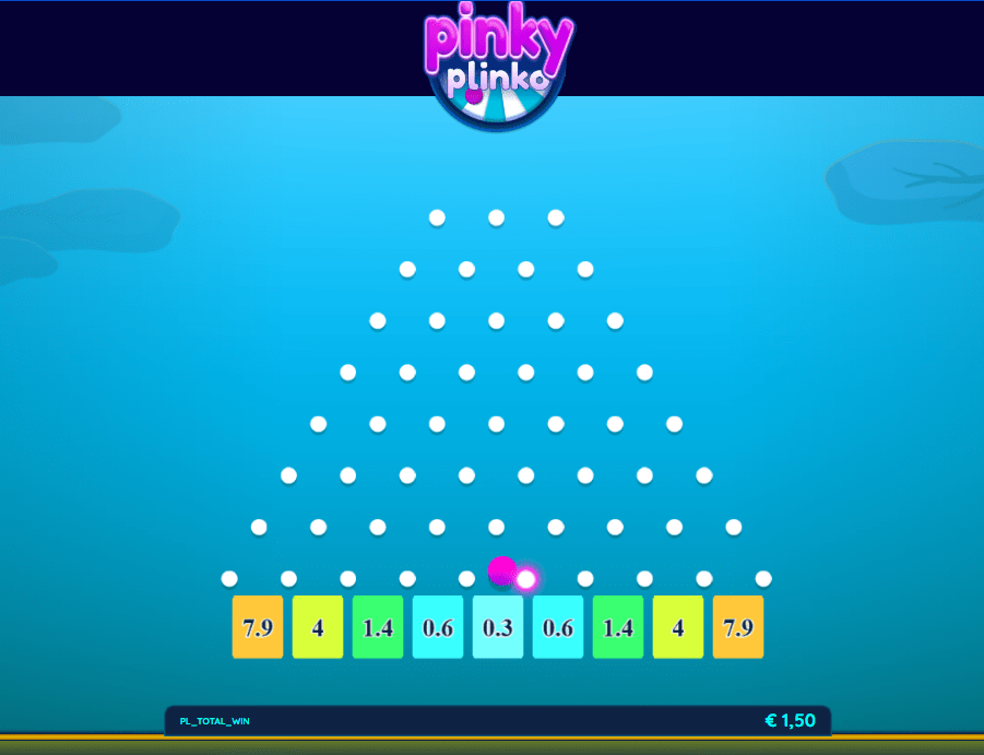 Pinky Plinko game