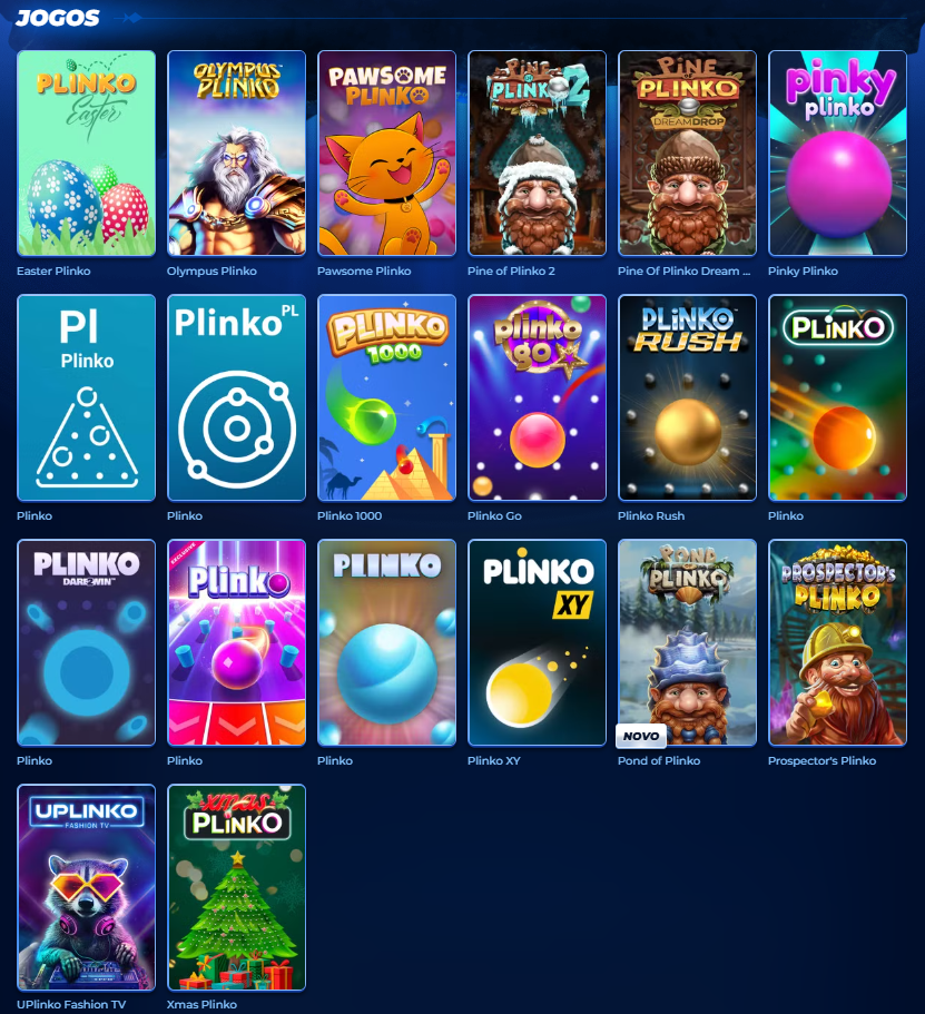 Plinko lobby at Bass Bet Casino