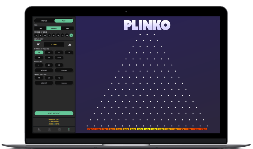 Hacksaw Gaming Plinko