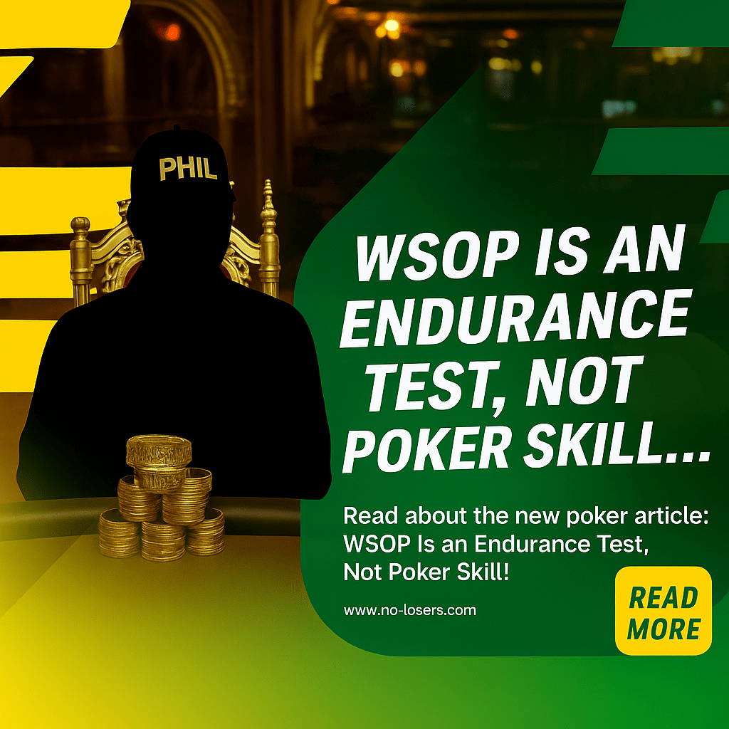 The WSOP Main Event: More Endurance Test Than Skill&nbsp;Game